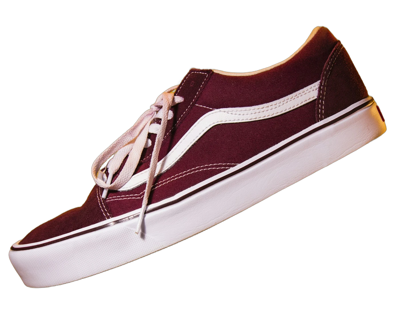 Sneaker with background removed, shown on a transparent checkerboard
